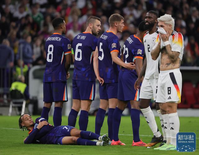 荷兰队成功晋级国际足球比赛