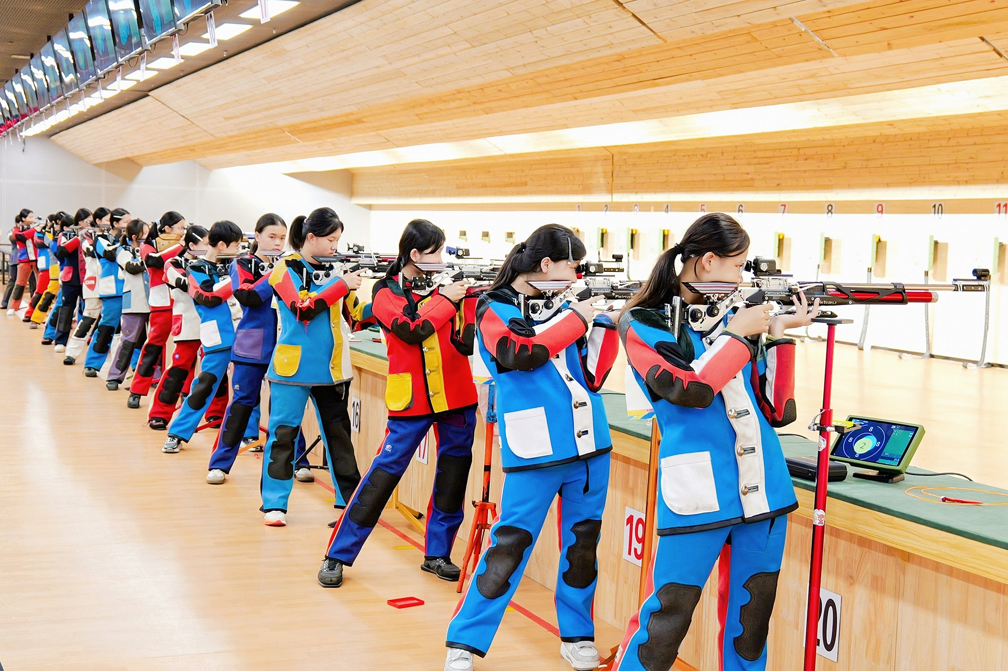 射击比赛中运动员心理素质受考验